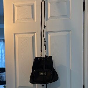Calvin Klein Black Bucket Backpack